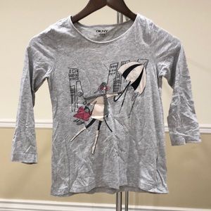 DKNY Girls Long Sleeve Tee